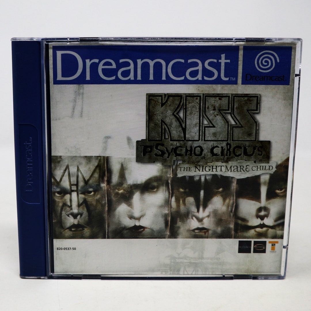 Vintage 2000 Sega Dreamcast Kiss Psycho Circus: the Nightmare