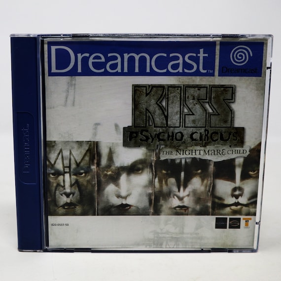 Vintage 2000 Sega Dreamcast Kiss Psycho Circus: the Nightmare
