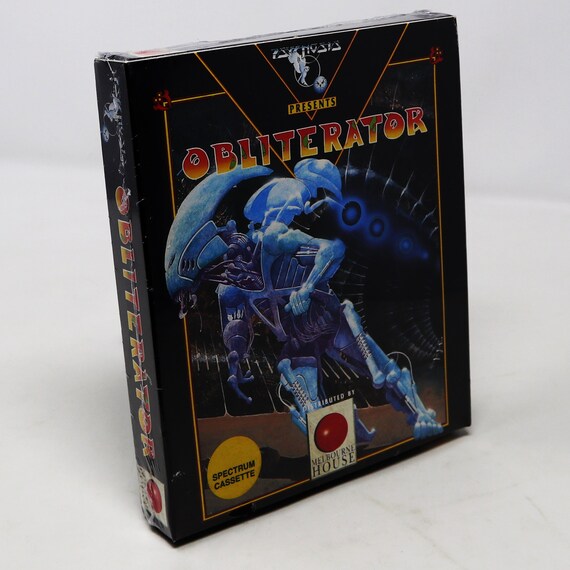 Vintage Psygnosis Sinclair ZX Spectrum Obliterator Cassette Tape