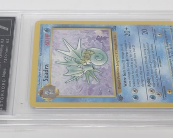 Vintage 1999 90s Nintendo Pokemon Seadra 1st Edition 42/62 Fossil Trading Game Card Get Graded Excellent 7 Rare - Etsy Vintage 1999 90s Nintendo Pokemon Seadra 1st Edition 42/62 Fossil Trading Game Card Get Graded Excellent 7 Rare - Etsy