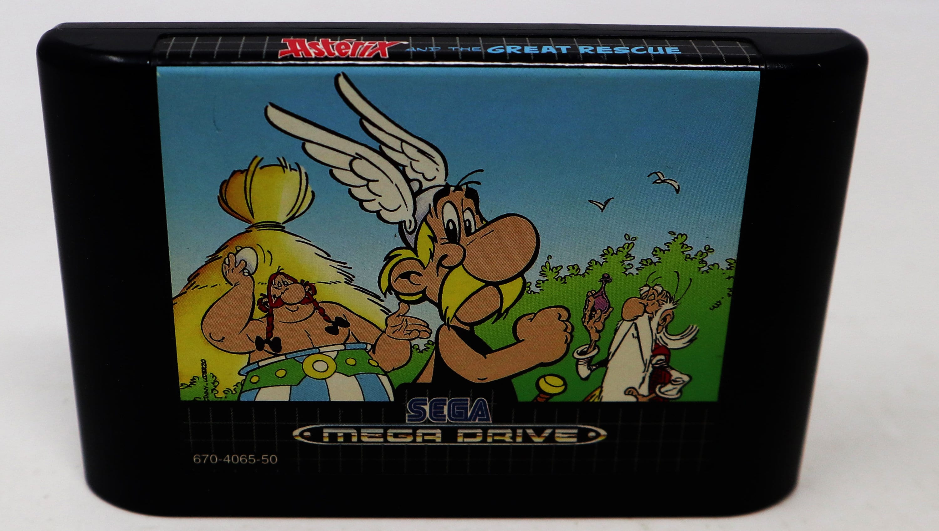 Vintage 1993 90s Sega Mega Drive Megadrive Asterix and the Great