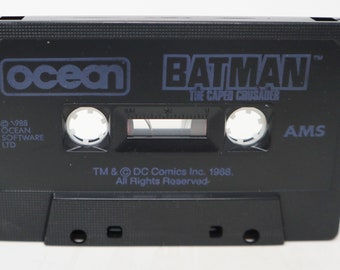 Vintage 1988 80s Amstrad CPC 464 / 664 / 6128 Batman the Caped