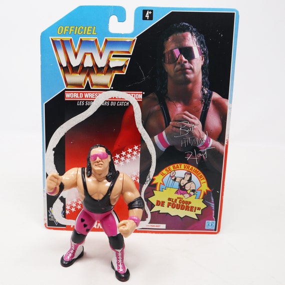 Vintage 1992 90s Hasbro WWF Wrestling Series 4 Bret Vintage 1992 90s Hasbro WWF Wrestling Series 4 Bret