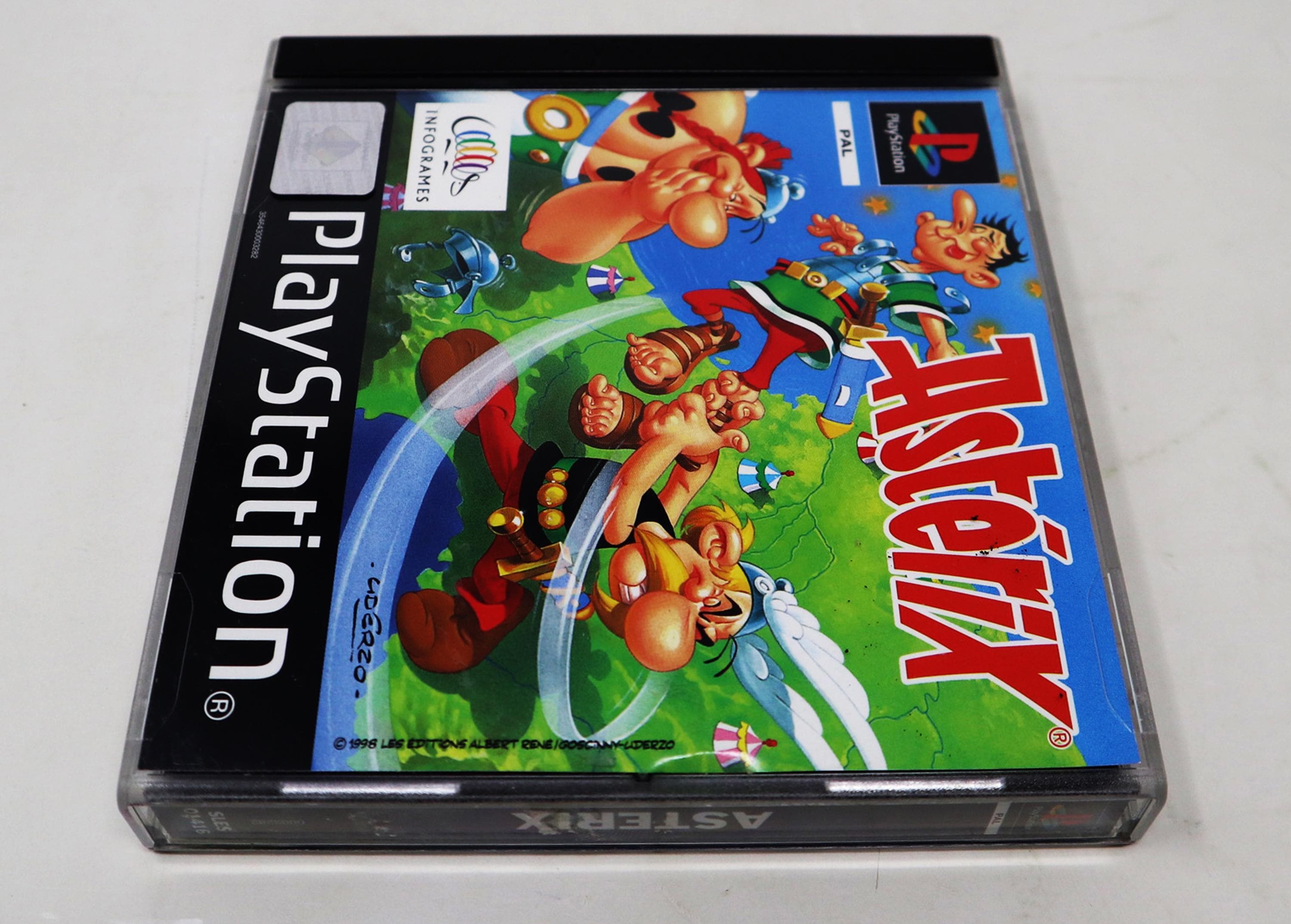 Vintage 1998 90s Playstation 1 PS1 Asterix Video Game Pal Version