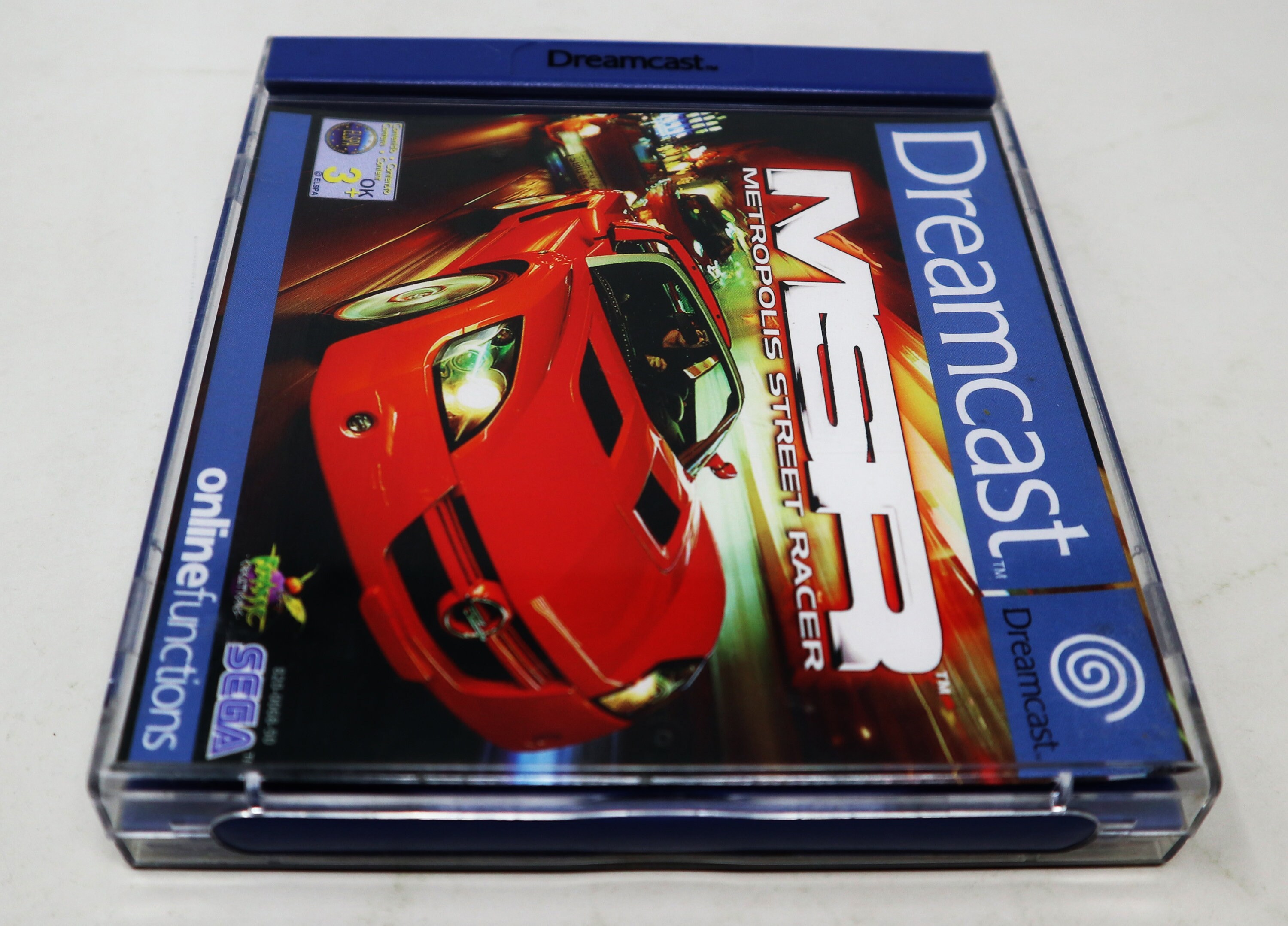 Vintage 2000 Sega Dreamcast MSR Metropolis Street Racer Game PAL