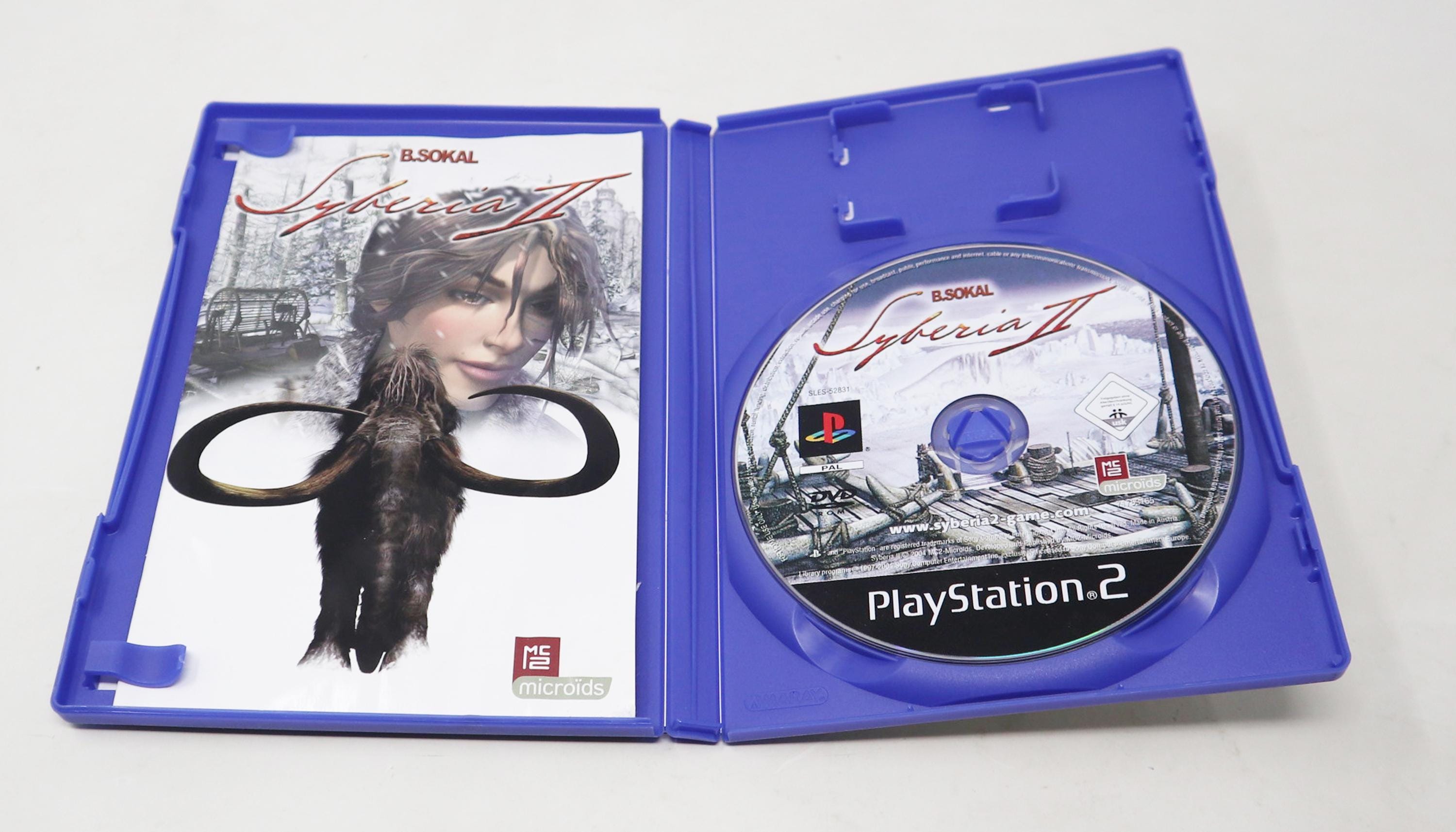 Vintage 2004 Sony Playstation 2 PS2 Syberia II 2 Video Game PAL 1