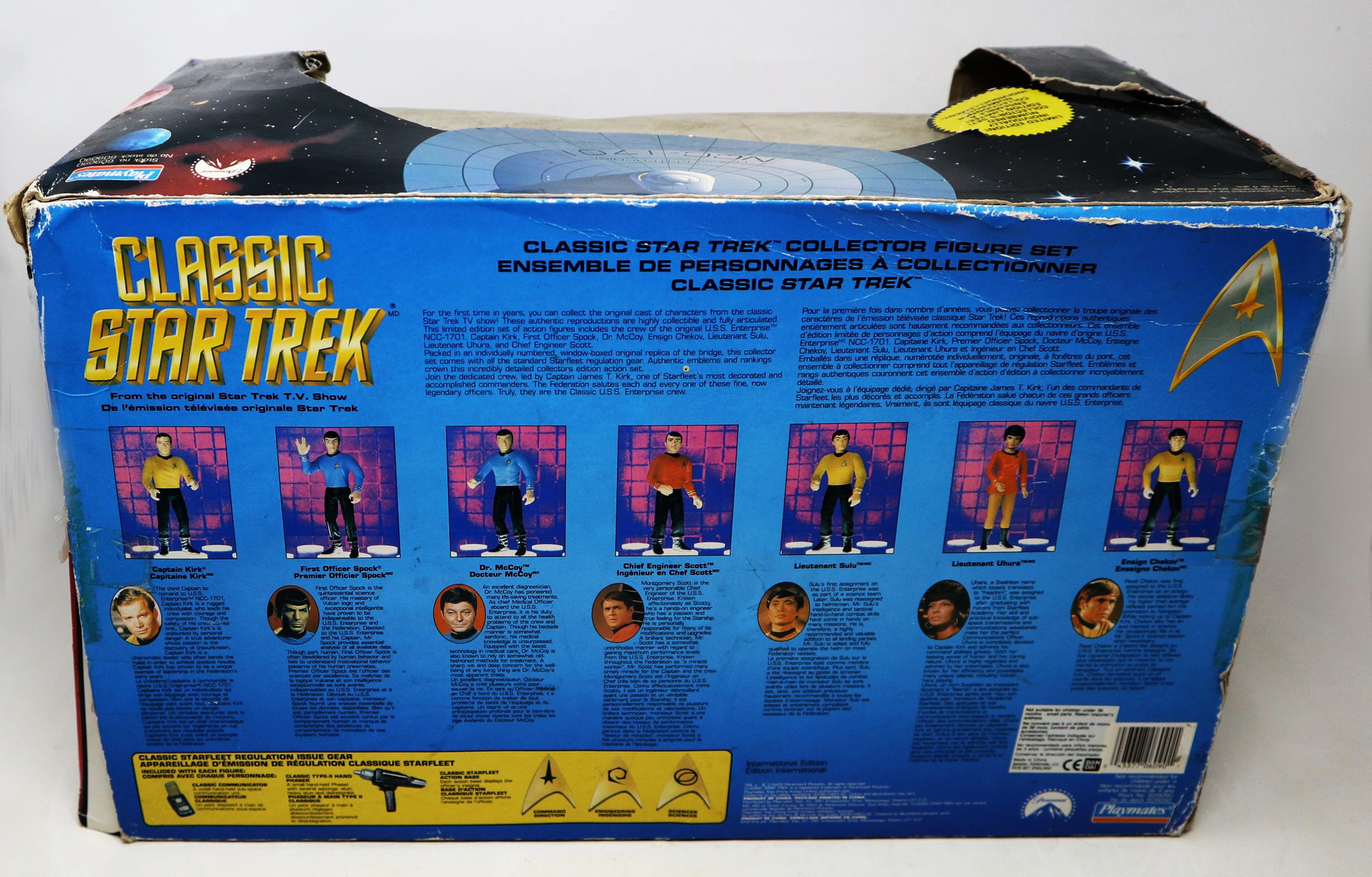 Vintage 1993 90s Playmates Toys Classic Star Trek U.S.S.
