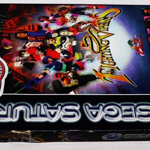 Vintage 1995 90s Sega Saturn Fighting Vipers Video Game Pal & French Secam 1 Player Retro image 3