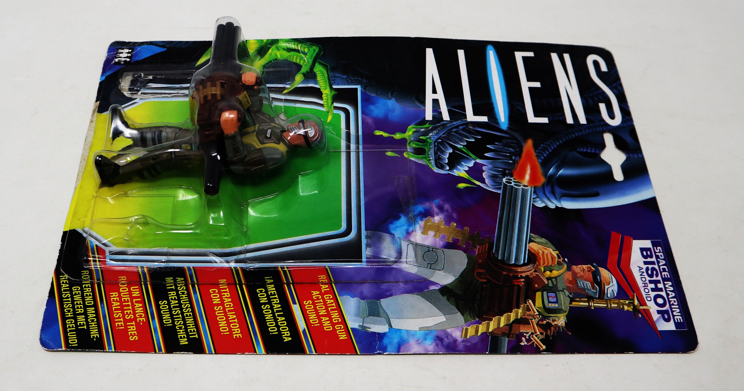 Vintage 1992 90s Kenner Aliens Space Marine Bishop Android Action ...