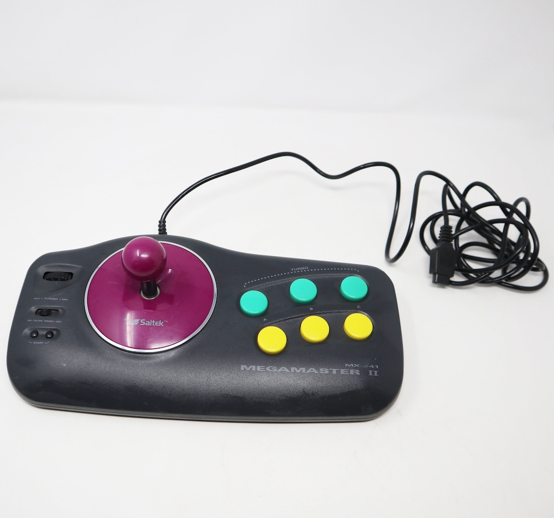 Vintage Saitek Megamaster II MX-341 6 Button Arcade Joystick