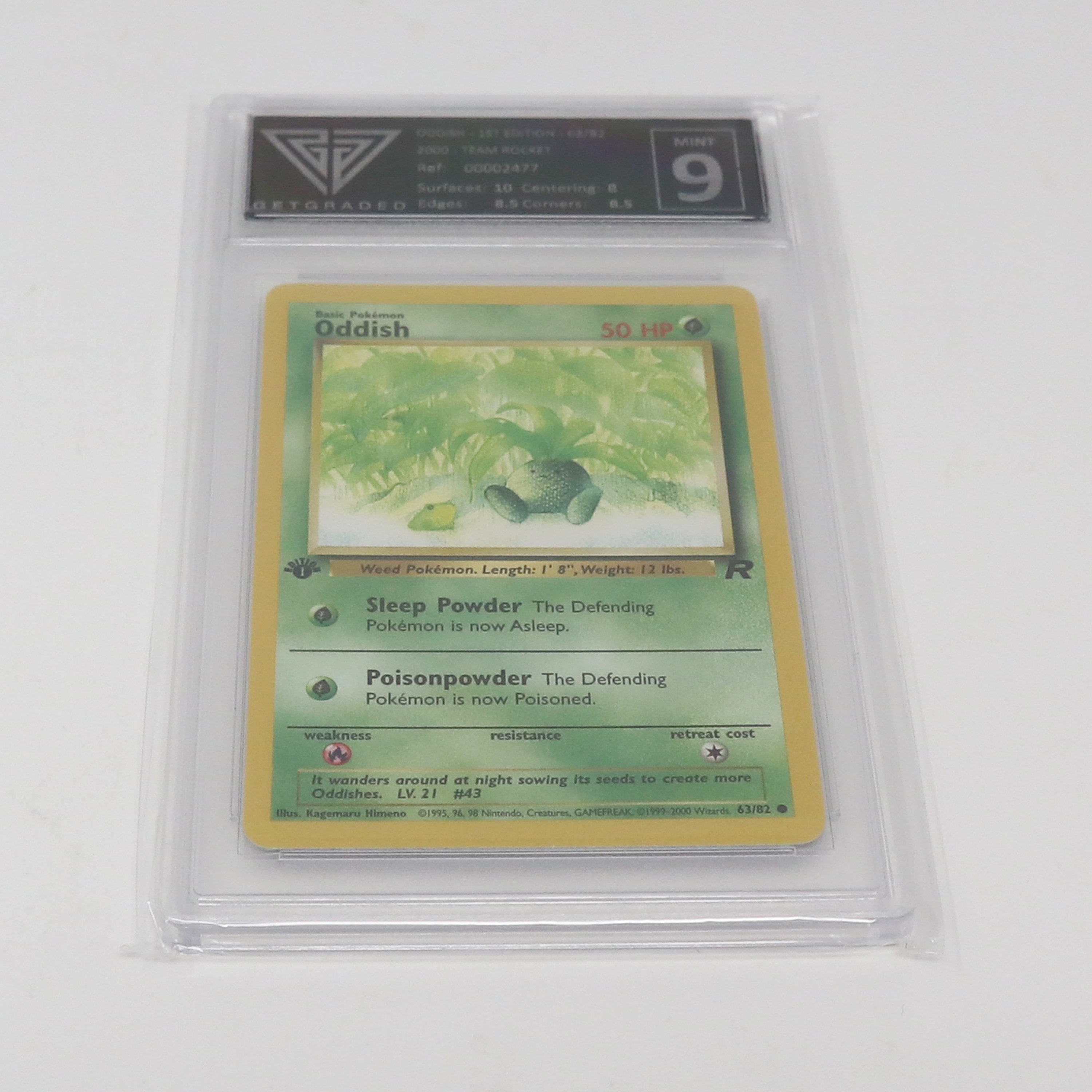 Vintage 2000 Nintendo Pokemon Oddish 1st Edition 63/82 Team Rocket Trading Game Card Get Graded Mint 9 Rare - Etsy Hong Kong Vintage 2000 Nintendo Pokemon Oddish 1st Edition 63/82 Team Rocket Trading Game Card Get Graded Mint 9 Rare - Etsy Hong Kong