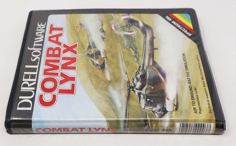 Lynx Computer Zx Vintage 1984 80s Durell Software ZX Spectrum 48K Combat Lynx Cassette ...