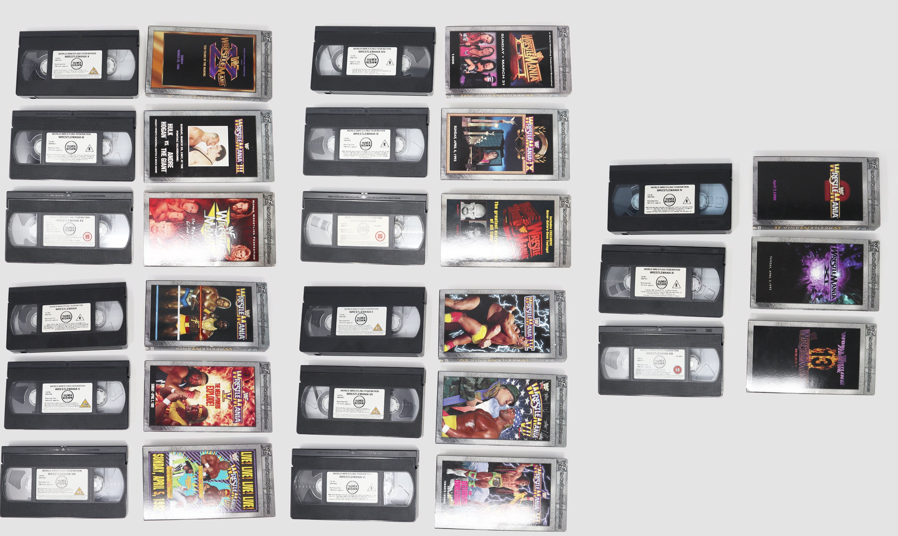 Vintage 1998 90s World Wrestling Federation WWF Wrestlemania the