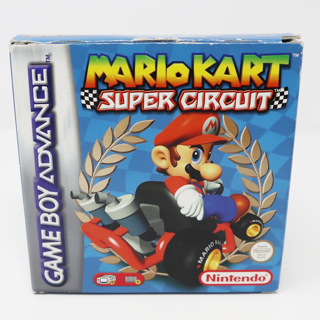 Vintage 2001 Nintendo Game Boy Advance Mario Kart Super Circuit