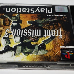Vintage 2000 Playstation 1 PS1 Front Mission 3 Video Game Pal Version Black Label 1 Player image 2