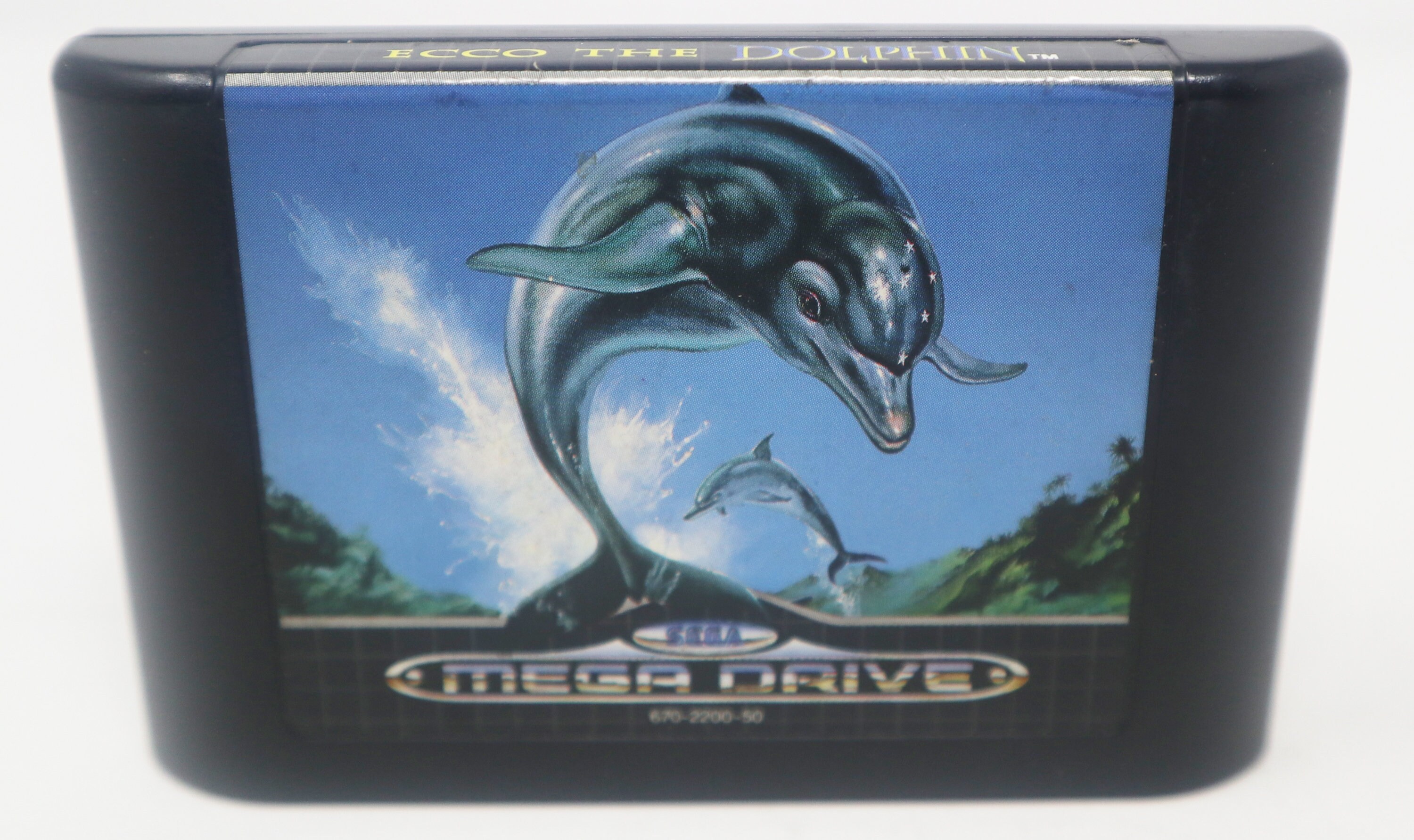 Vintage 1992 90s Sega Mega Drive Megadrive Ecco the Dolphin