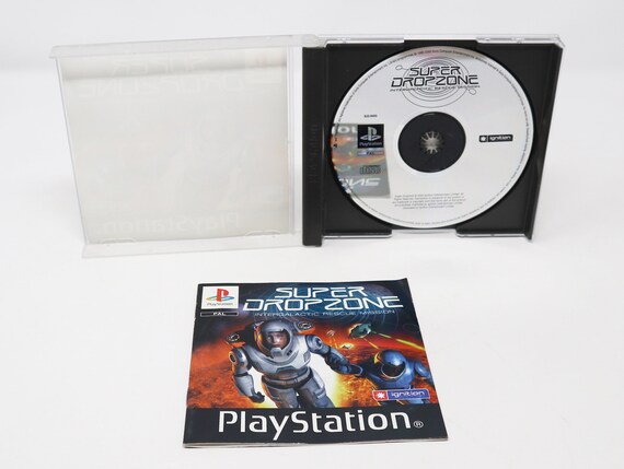 Vintage 2003 Playstation 1 PS1 Super Dropzone Intergalactic Rescue