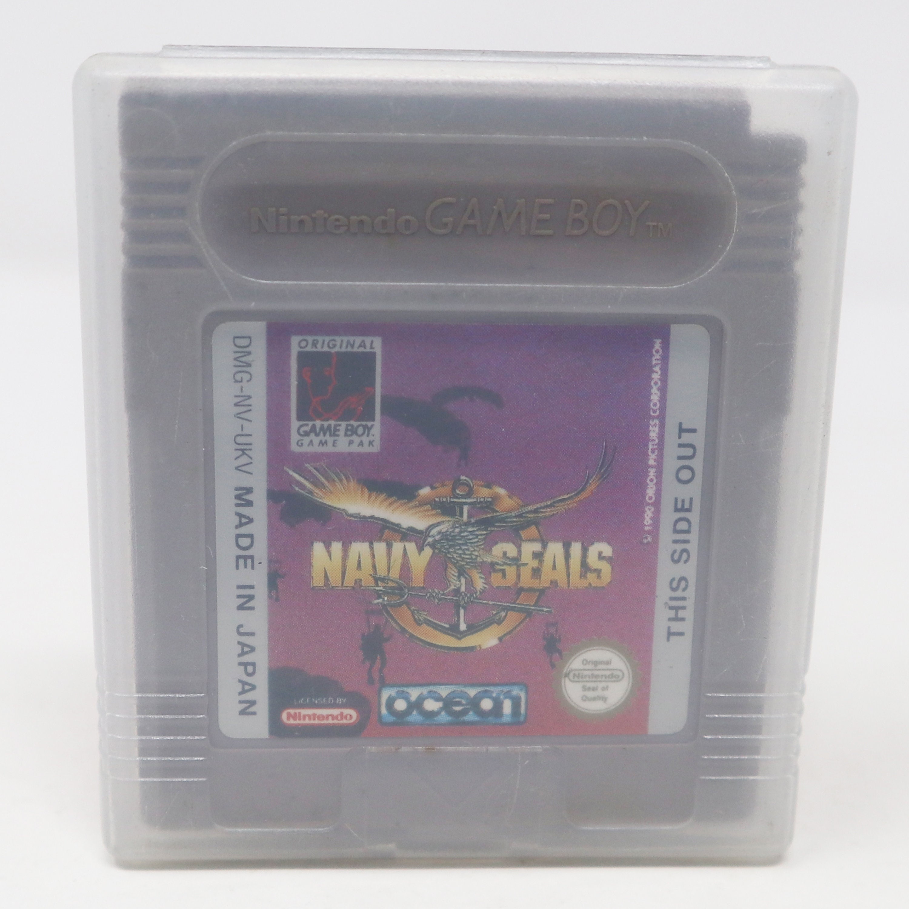 Vintage 1990s Game Boy Compact Video Game System Navy Seals Cartridge ...