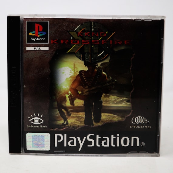 Vintage 1999 90s Playstation 1 PS1 KKND Krossfire Video Game Pal