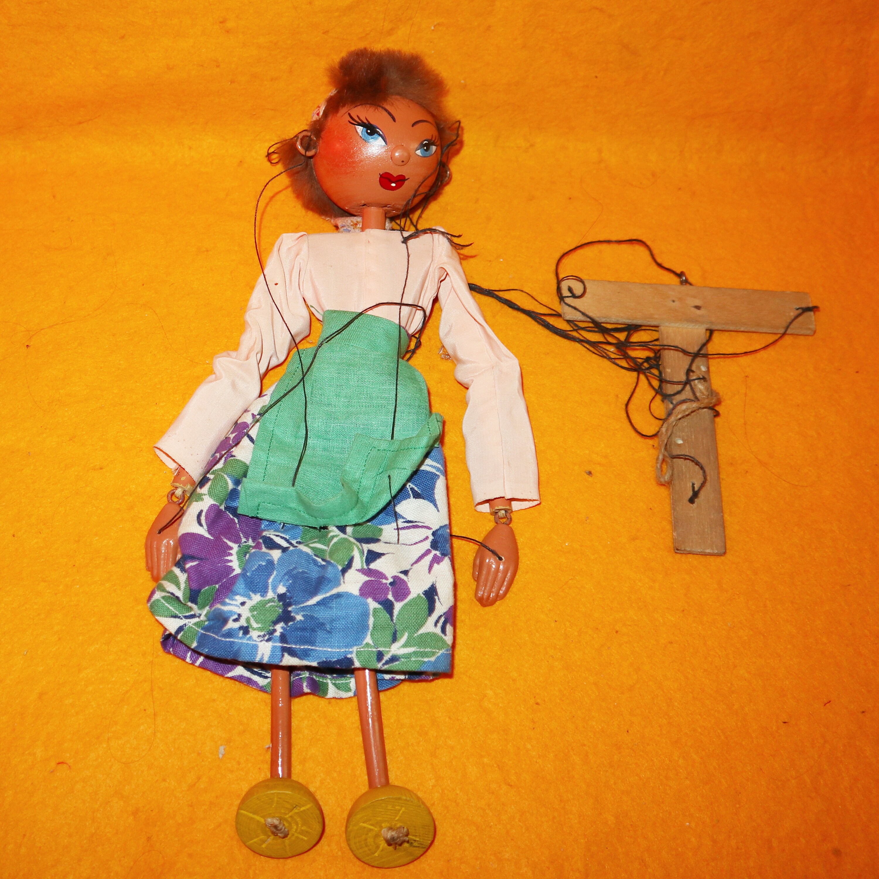 Vintage Pelham Puppets Gypsy Girl LS Hand Made Simple Etsy