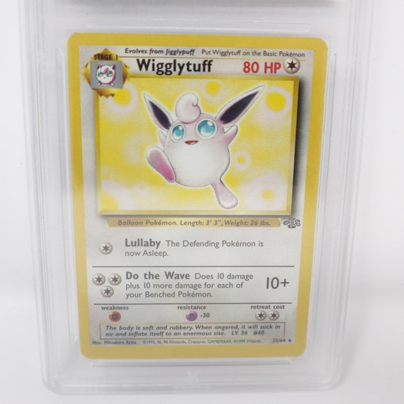 Buy Vintage 1999 90s Nintendo Pokemon Wigglytuff #32 Jungle Trading Game  Card GMA Graded EX-NM 6 Rare Online in India - Etsy