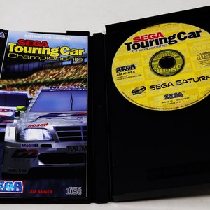 Vintage 1995 90s Sega Saturn Sega Touring Car Championship Video Game Pal & French Secam 2 Players Retro image 7
