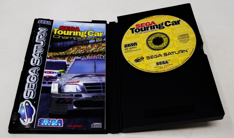 Vintage 1995 90s Sega Saturn Sega Touring Car Championship Video Game Pal & French Secam 2 Players Retro image 7