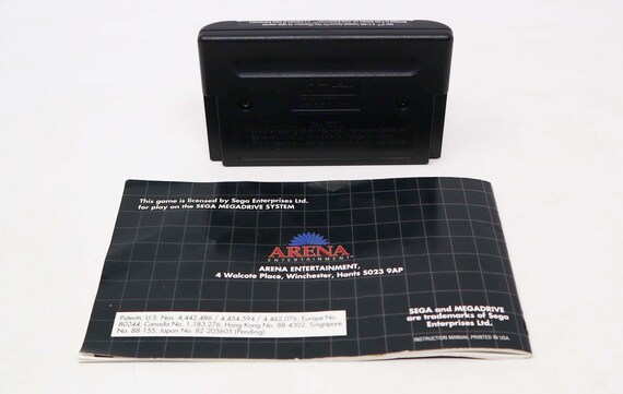 Vintage 1992 90s Sega Mega Drive Megadrive Alien 3 16-bit