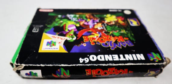 Vintage 1998 90s Nintendo 64 N64 Banjo Kazooie Cartridge Video