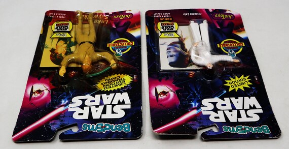 Vintage 1993 90s Justoys Bend-ems Star Wars Luke Skywalker