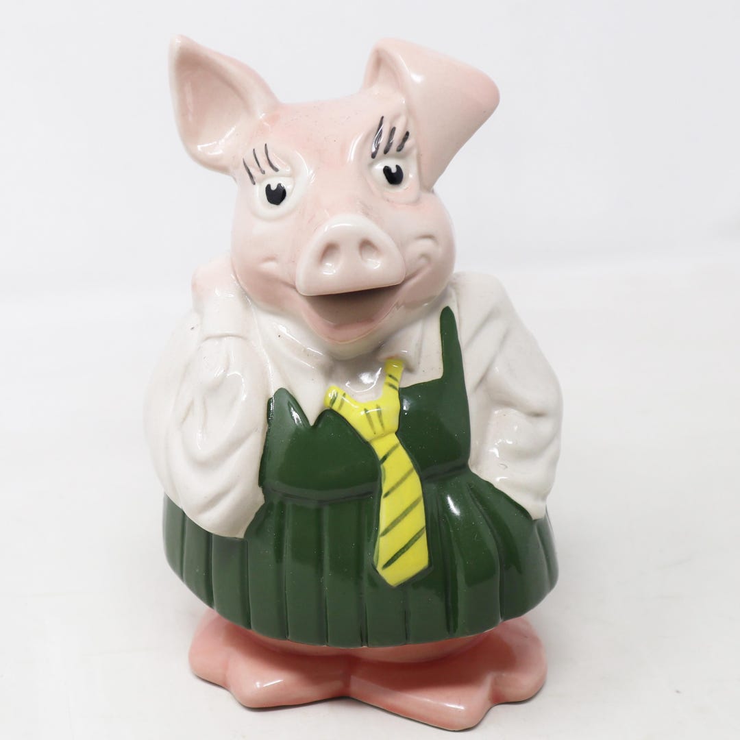 Vintage 1980s Wade Natwest Bank Annabel (woody's Sister) Schoolgirl Pig ...