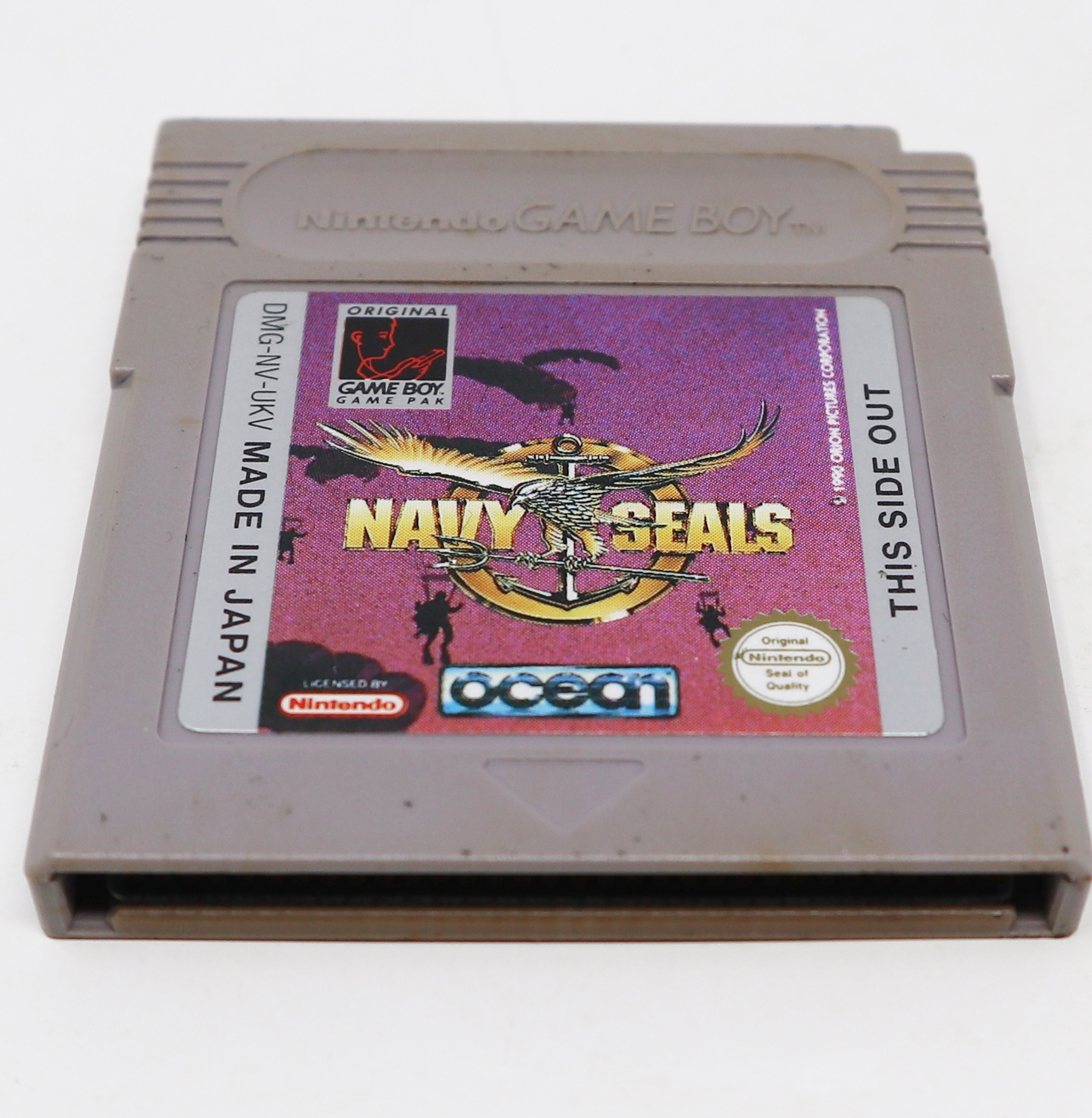 Vintage 1990s Game Boy Compact Video Game System Navy Seals Cartridge ...