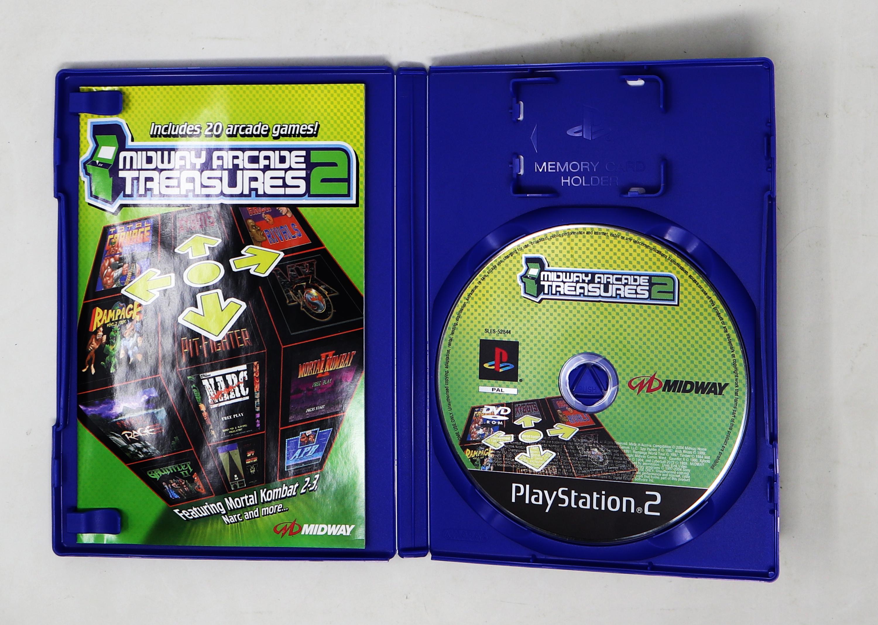 Vintage 2004 Sony Playstation 2 PS2 Midway Arcade Treasures 2