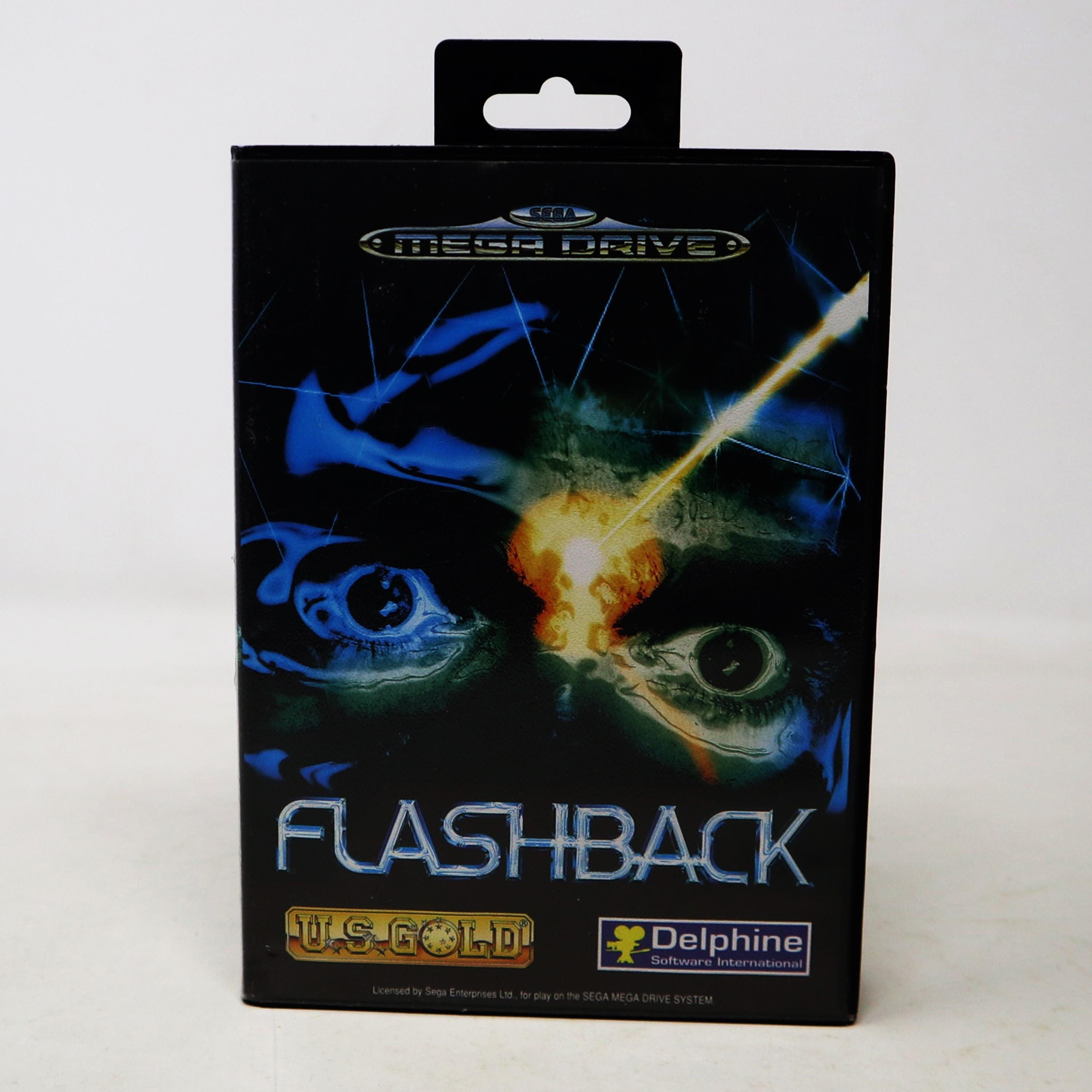 Flashback Sur Sega Mega Drive – Complet PAL, état Correct, Boîte Et Jeu