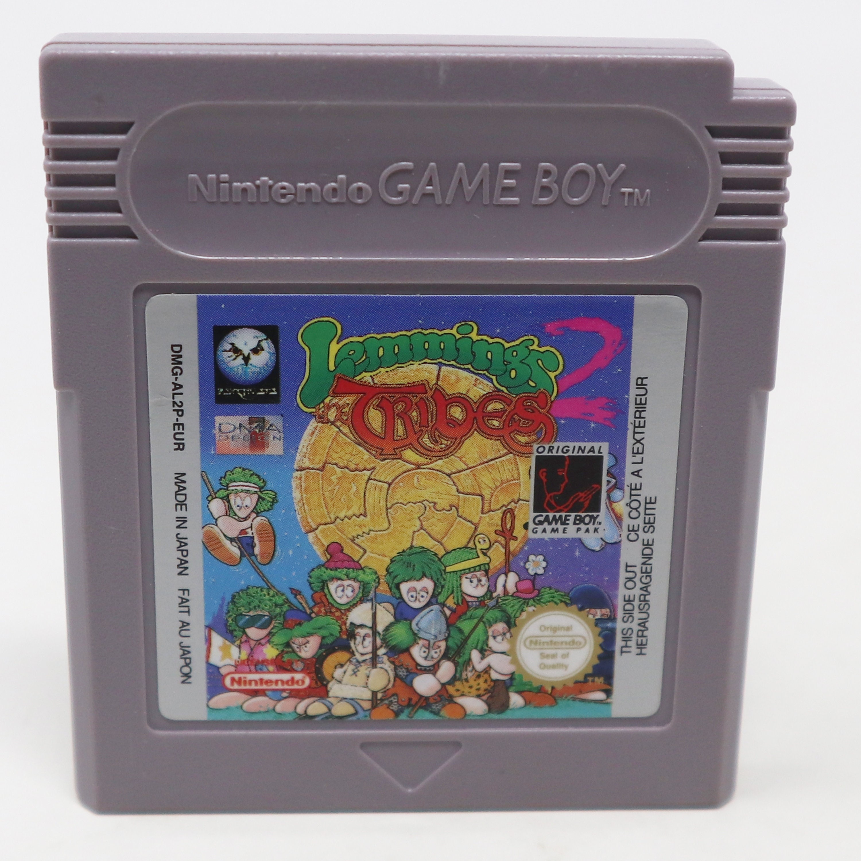 Vintage 1994 90s Game Boy Compact Video Game System Lemmings 2 the ...