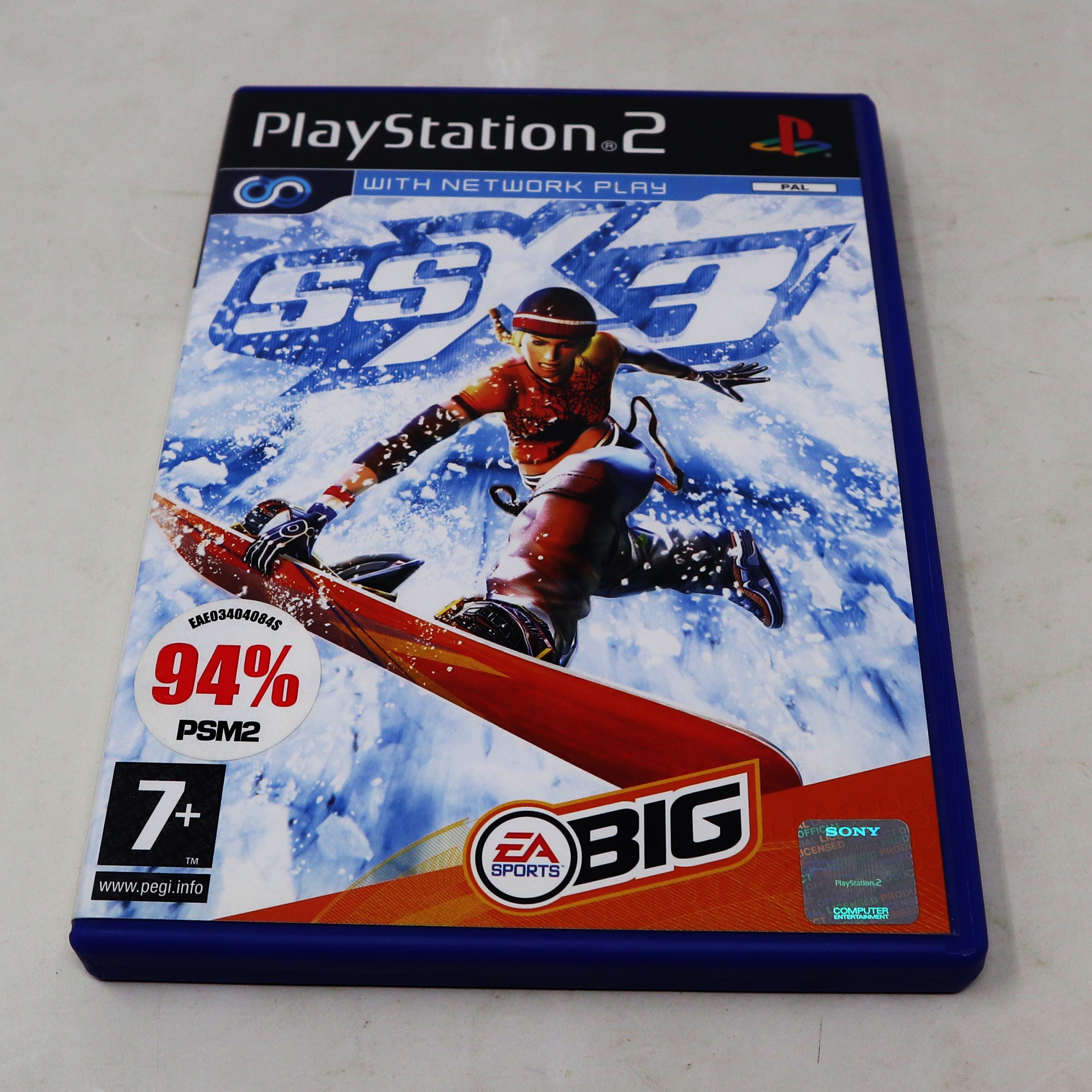 Vintage 2003 Sony Playstation 2 PS2 SSX 3 Snowboarding Video Game