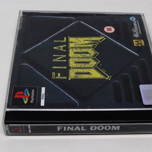 Vintage 1996 90s Playstation 1 PS1 Final Doom Video Game Pal Version 1 Player image 3