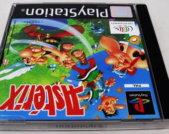 Vintage 1998 90s Playstation 1 PS1 Asterix Video Game Pal Version