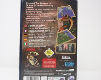 Warcraft II The Dark Saga Sur Sega Saturn - Version Complète PAL - Édition Blizzard