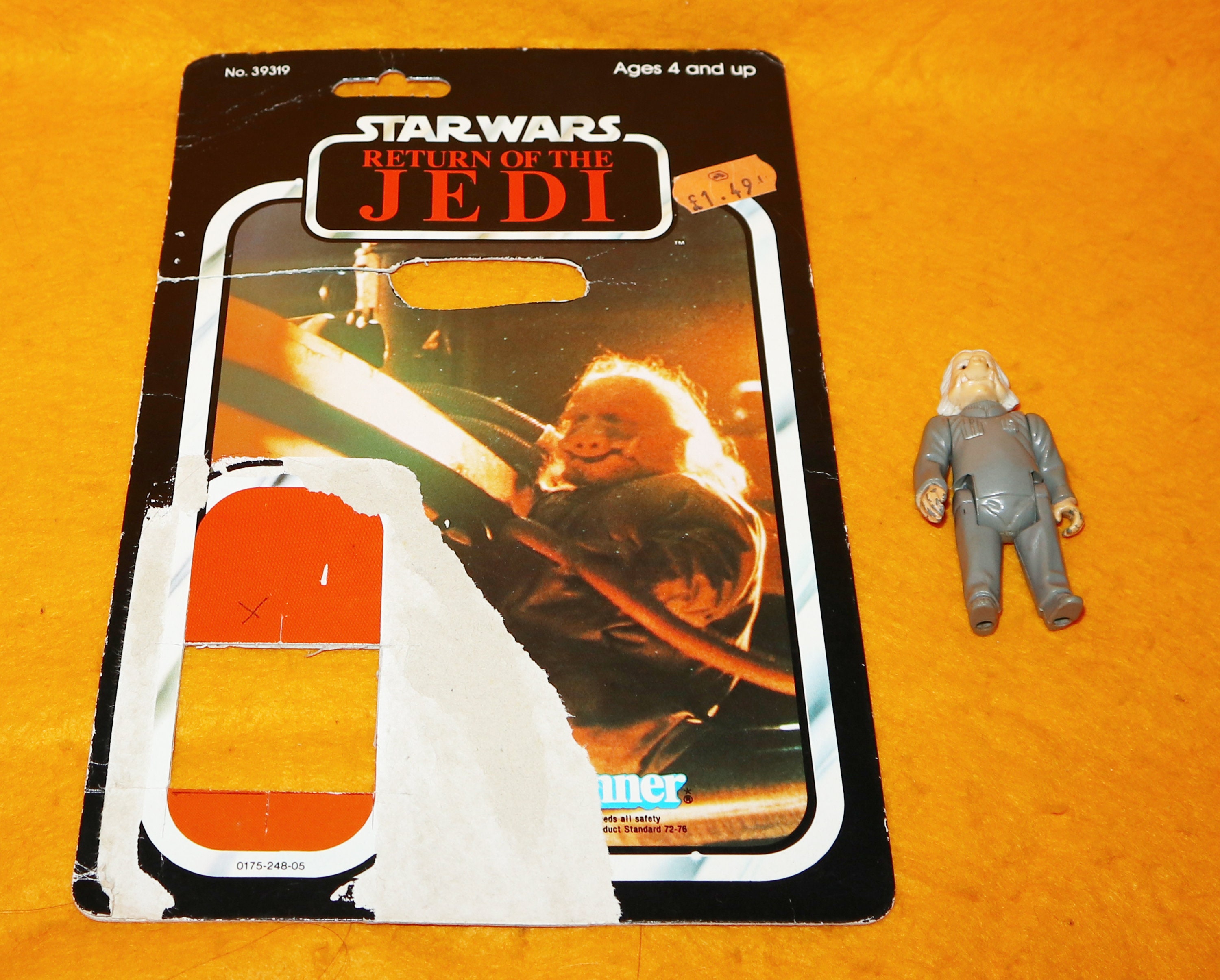 rare star wars carded figures 1980s Star Wars ESB 1980 - Kenner 41back D