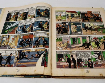 Vintage 1966? 60s Casterman Herge - the Adventures of Tintin - the