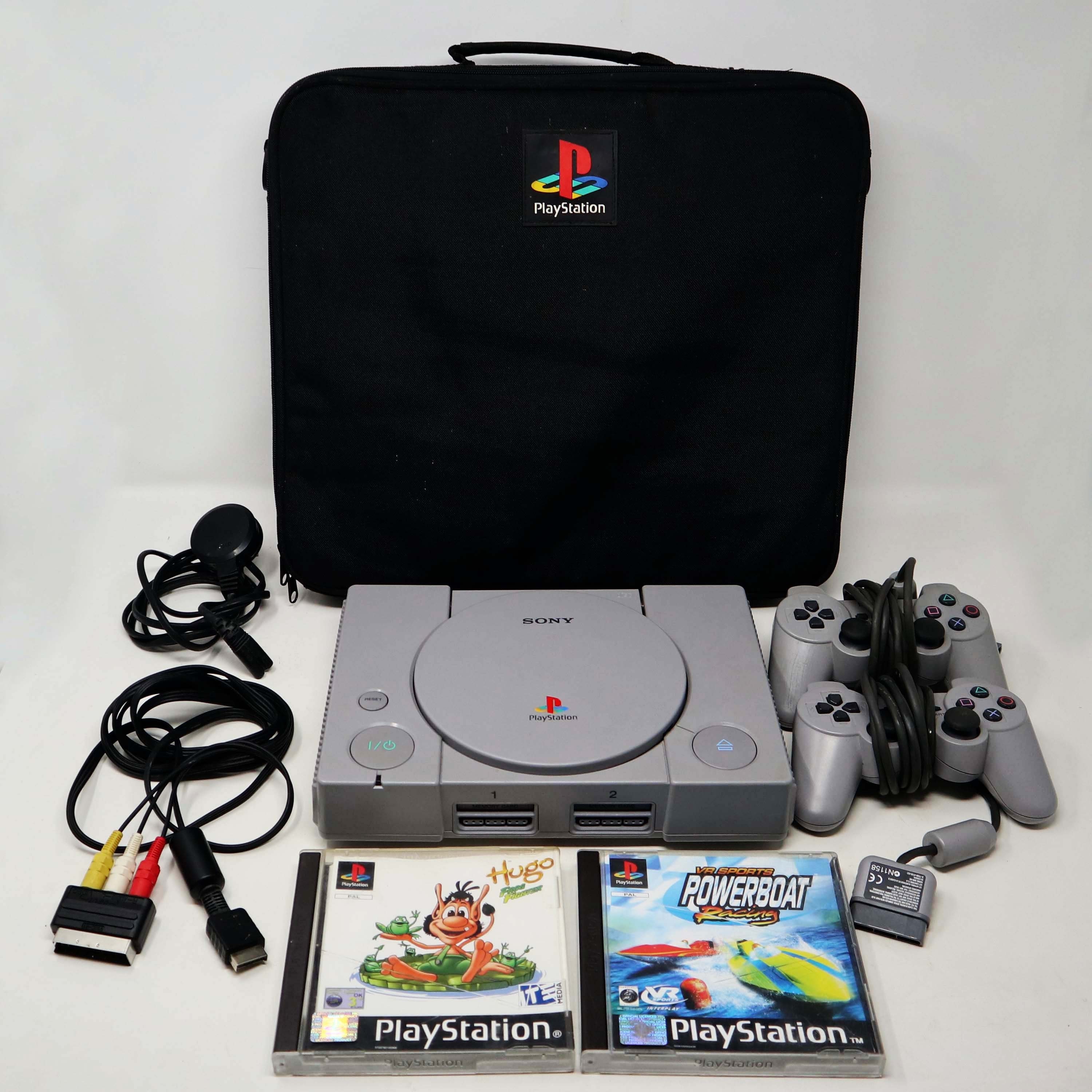 Vintage Playstation 1 PS1 Pal Console fully -