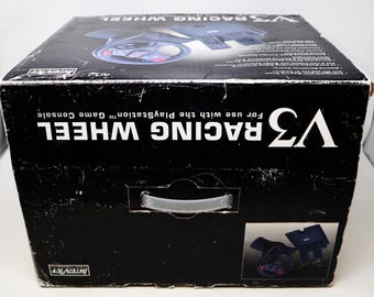 Volant + Pédales V3 Racing Wheel Pour Sony PlayStation 1 – Bon état