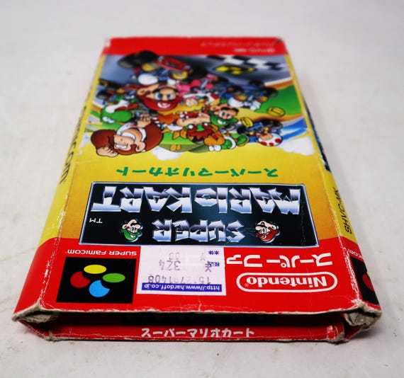 Vintage 1992 90s Nintendo SNES Super Famicom Super Mario Kart