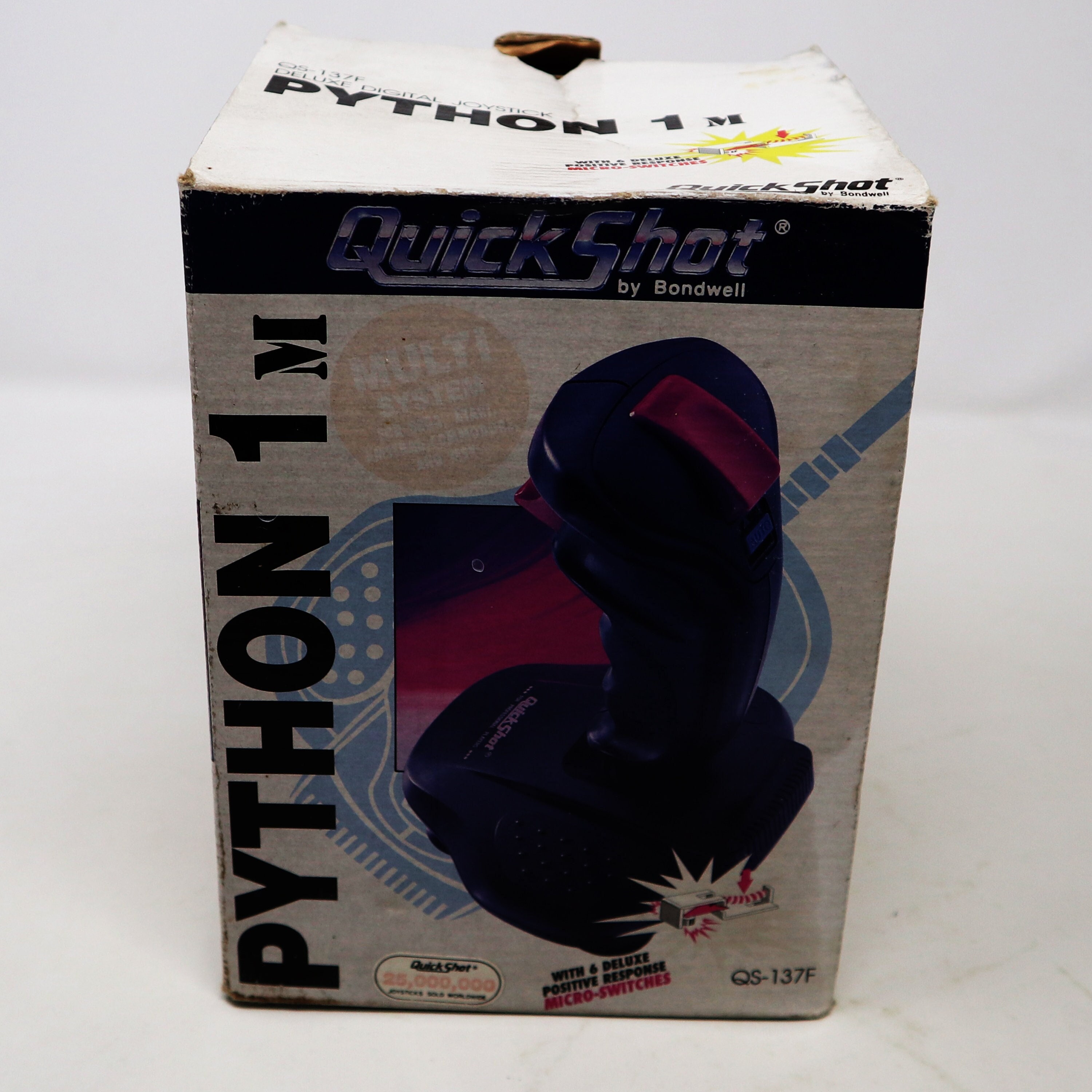 Vintage 1991 90s Quickshot by Bondwell Python 1 for Sega Atari