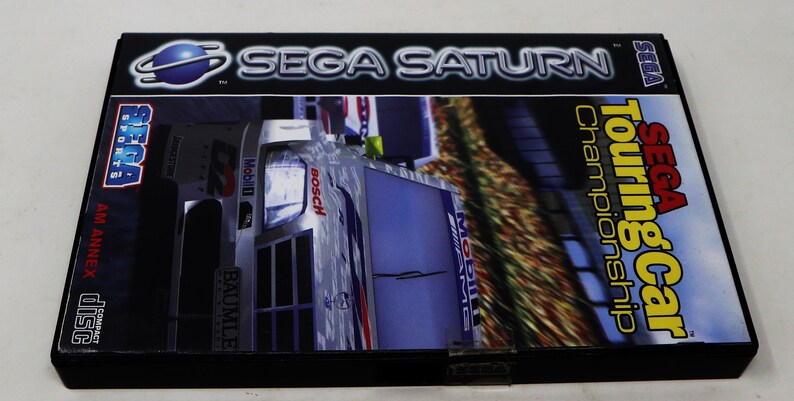 Vintage 1995 90s Sega Saturn Sega Touring Car Championship Video Game Pal & French Secam 2 Players Retro image 4