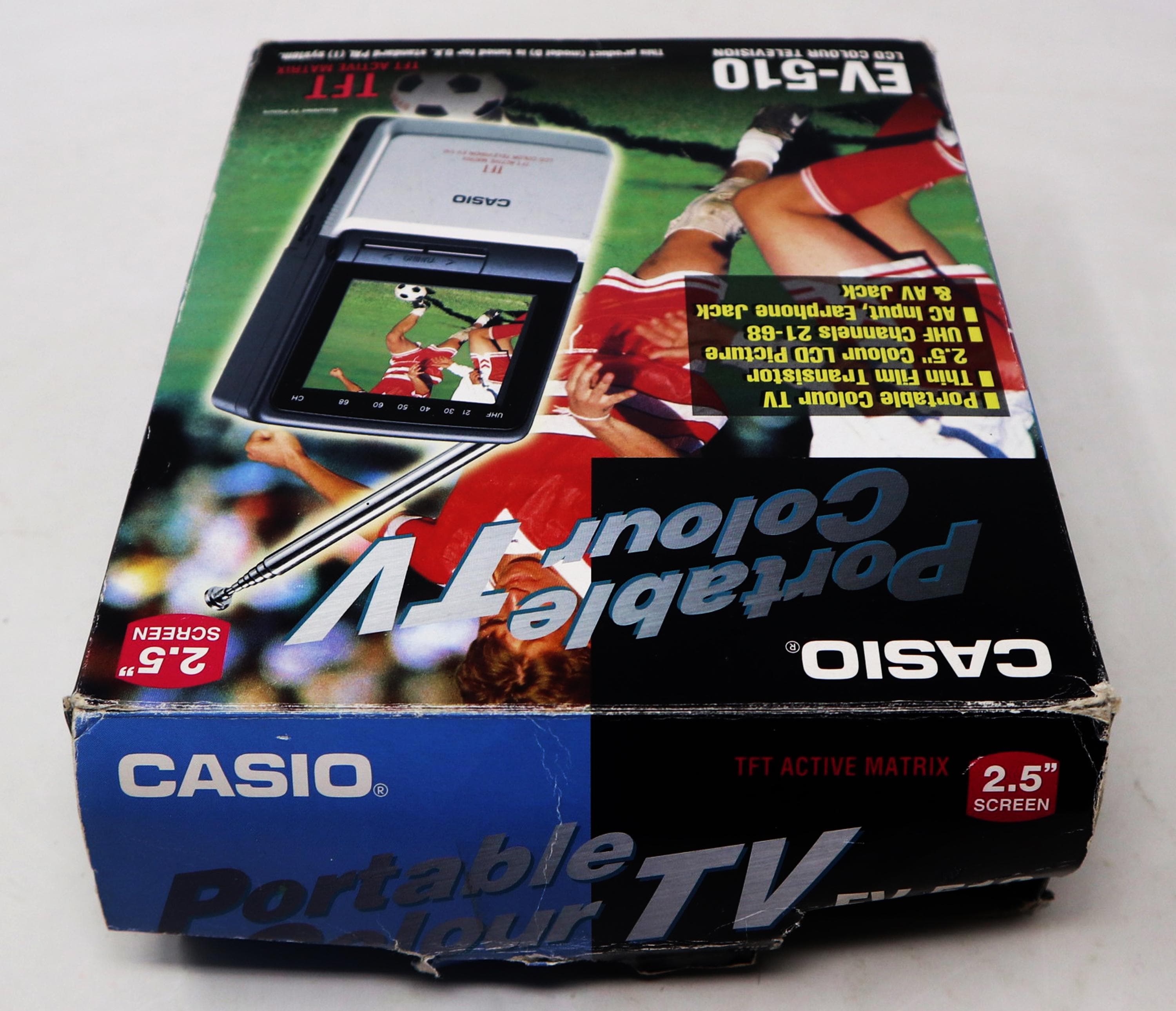 Vintage Casio LCD Color Television EV-510 Portable 2.5