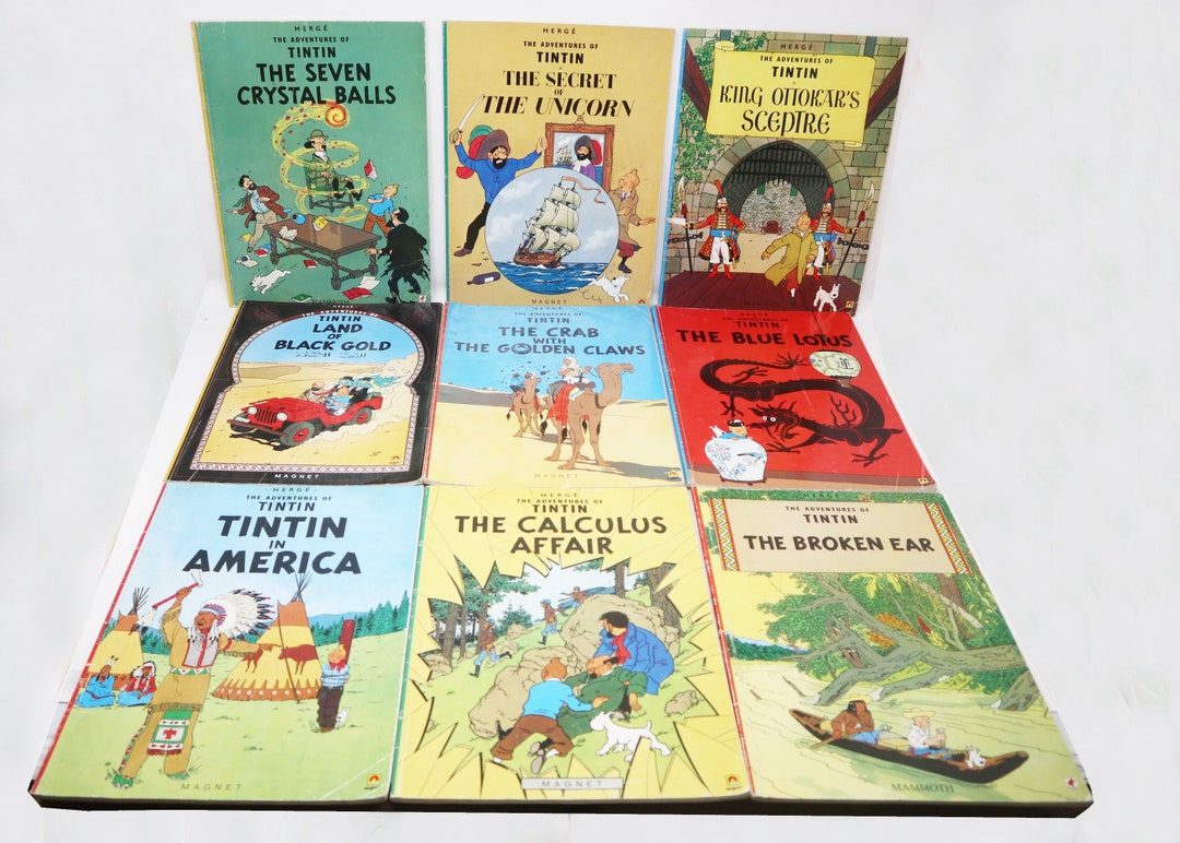 Tintin 1970年代 ベルギー Casterman社 店頭用 厚紙看板 Tintin 1970