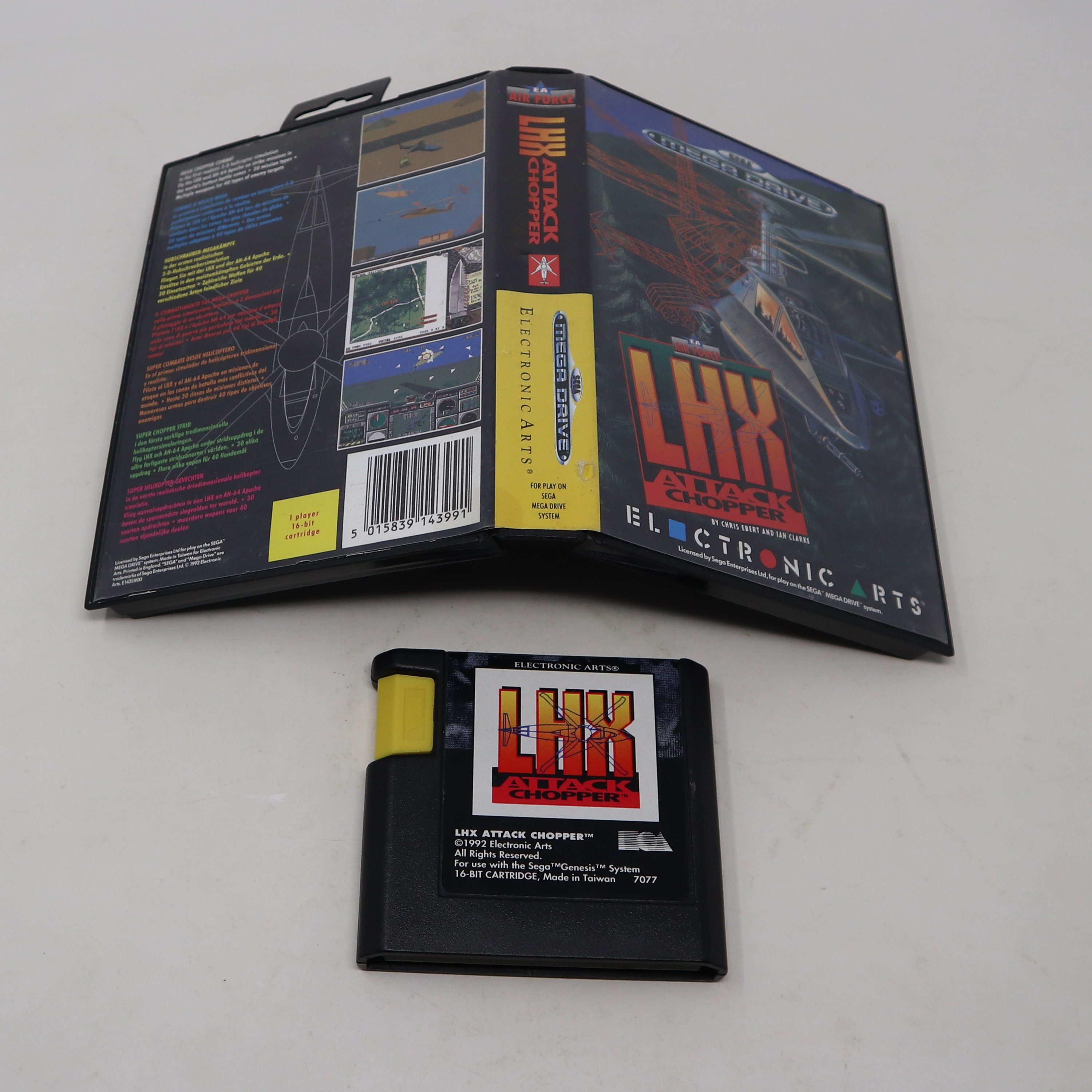 Vintage 1992 90s Sega Mega Drive Megadrive Genesis EA Air Force