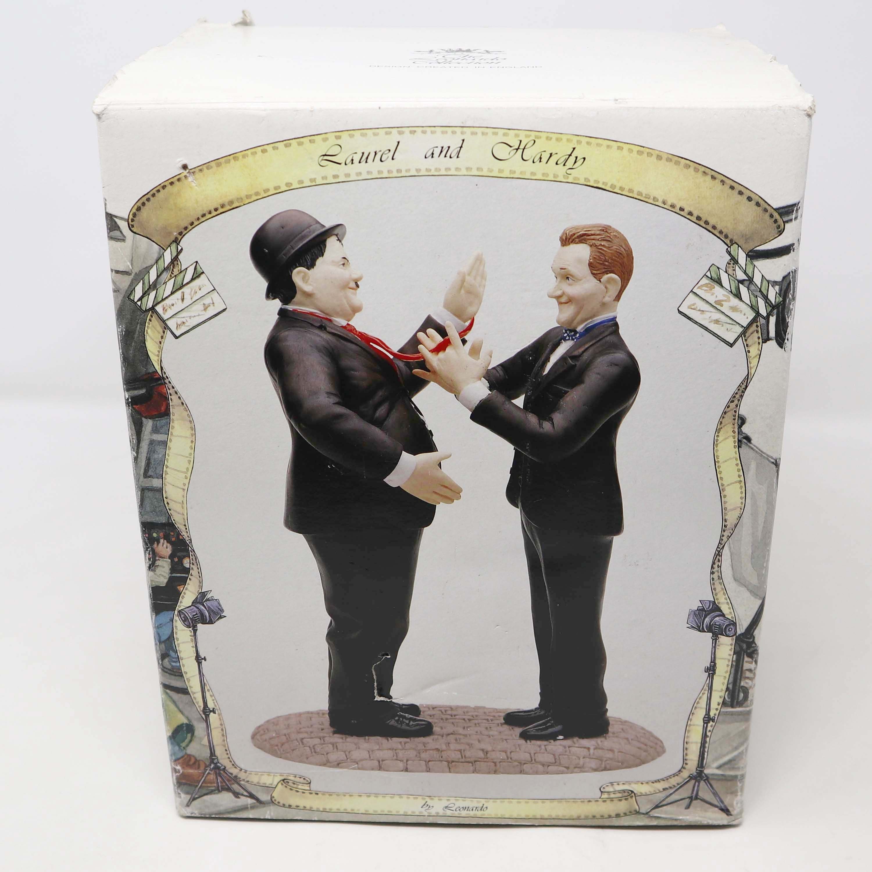 Vintage 1997 90s the Leonardo Collection Stan Laurel & Oliver